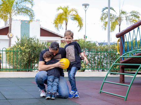 Dia dos pais Enzo e Théo