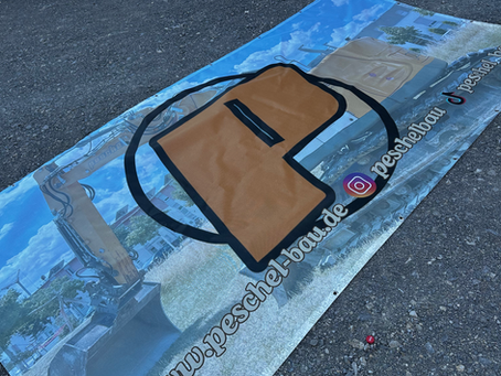 Unsere neuen Bauzaun-Banner