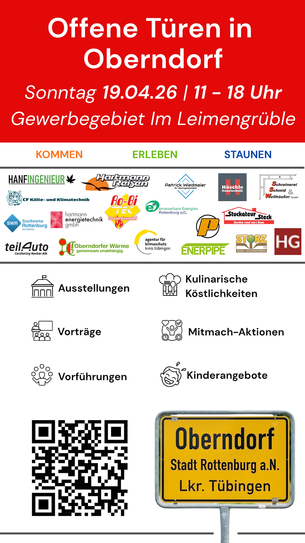 Offene Türen in Oberndorf