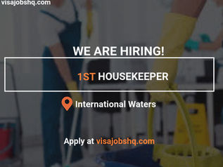 JOIN OUR TEAM AS A 1ST HOUSEKEEPER ON A LUXURY CRUISE SHIP, APPLY NOW