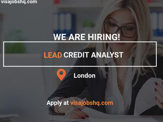JOIN OUR TEAM AS A LEAD CREDIT ANALYST WITH VISA SPONSORSHIP TO THE UK, £90,000, APPLY NOW