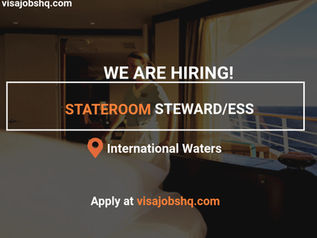ARE YOU READY TO EMBARK ON AN EXCITING CAREER AT SEA? APPLY NOW AS STATEROOM STEWARDESS