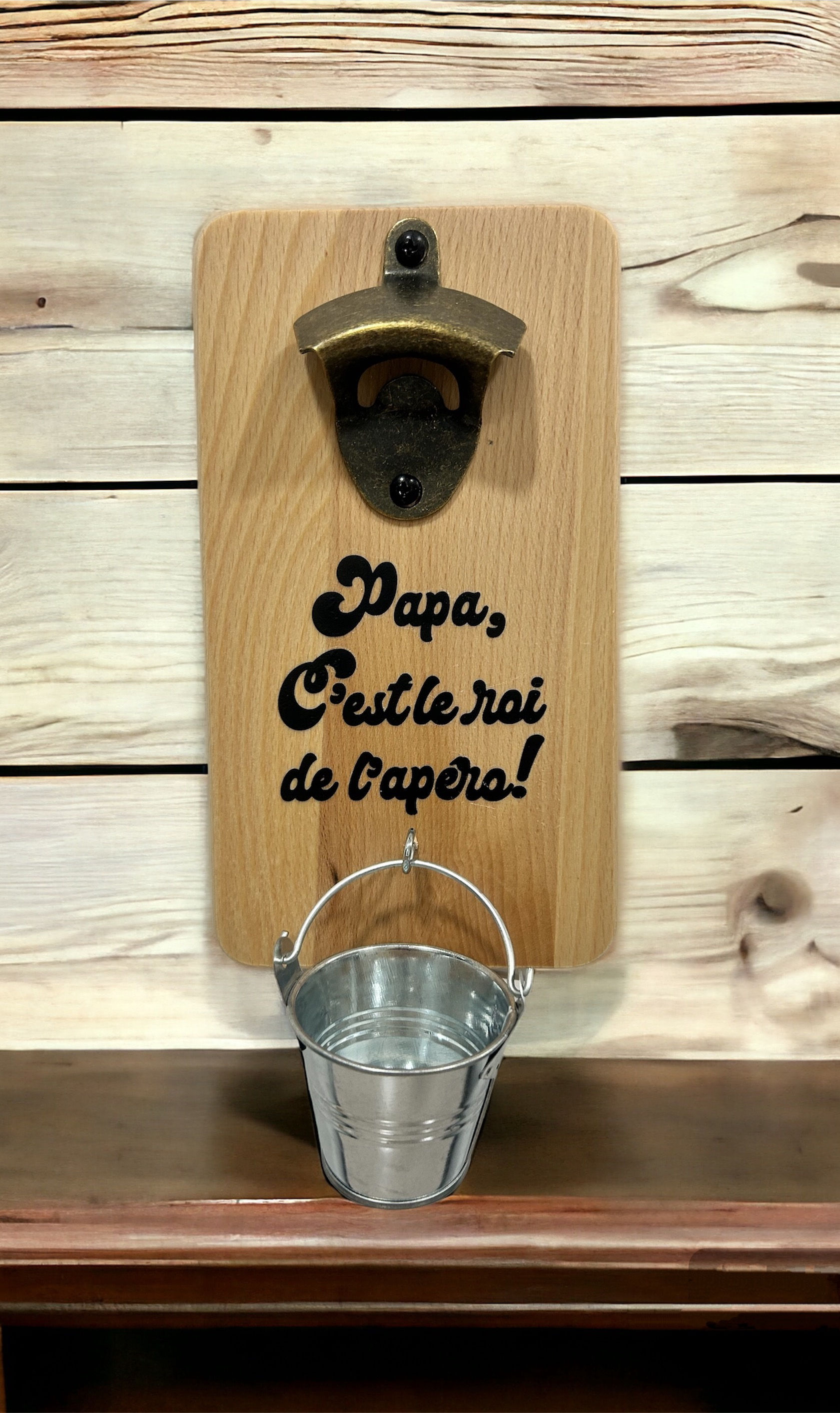 Décapsuleur « Papa, c’est le roi de l’apéro »