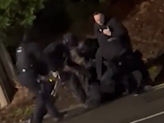 Hero rail worker who tried to stop knife man continues to fight for his life after horror train stabbings