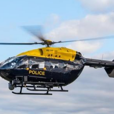 Arrest after police helicopter pursuit after moped rider 'failed to stop on stolen vehicle'