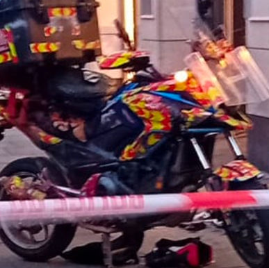 BREAKING NEWS: Three people including child injured after road crash involving motorbike in Shaftesbury Avenue London