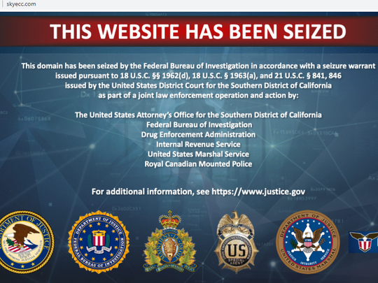 EXCLUSIVE: NCA refuses to say if it's involved in Sky ECC encryption probe as FBI seizes its website