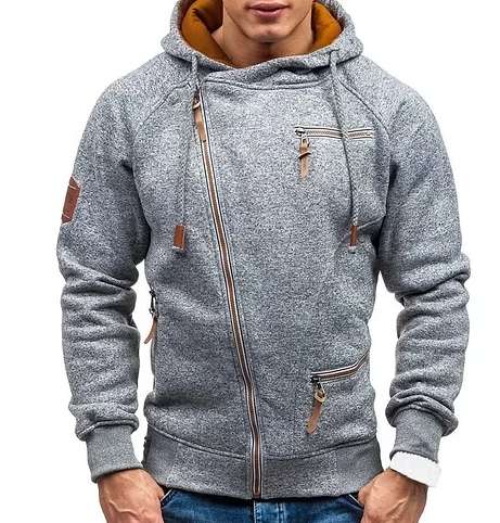 Miniatura: New Hoodie Men 2025 Autumn Casual Solid Long Sleeve Mens Hoodies Sweatshirts