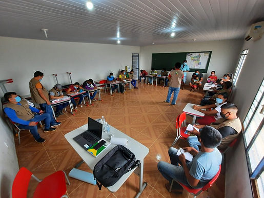 Bases de Moskow e Boqueirão recebem capacitação sobre direitos indígenas e uso de equipamentos