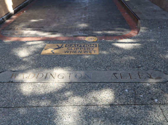 Waddington Alley Sign.JPG