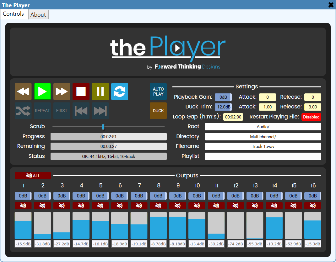 the Player UCI - Forward Thinking Designs