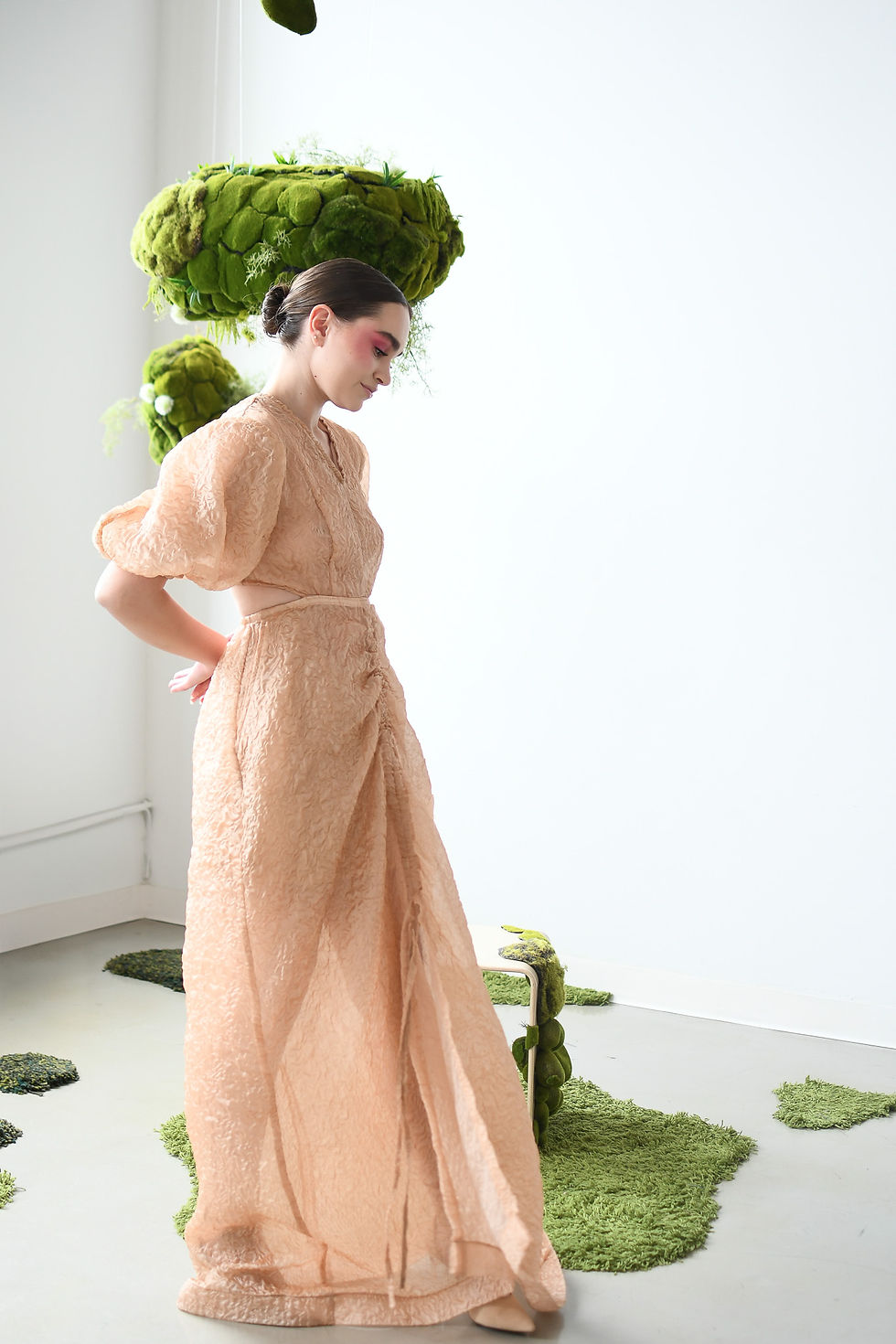 Thumbnail: Rose Textured Desi Dress