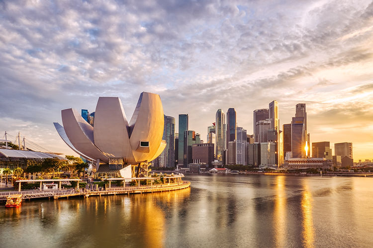 Singapore City Skyline view from Marina Bay during Sunset, Singapore.jpg