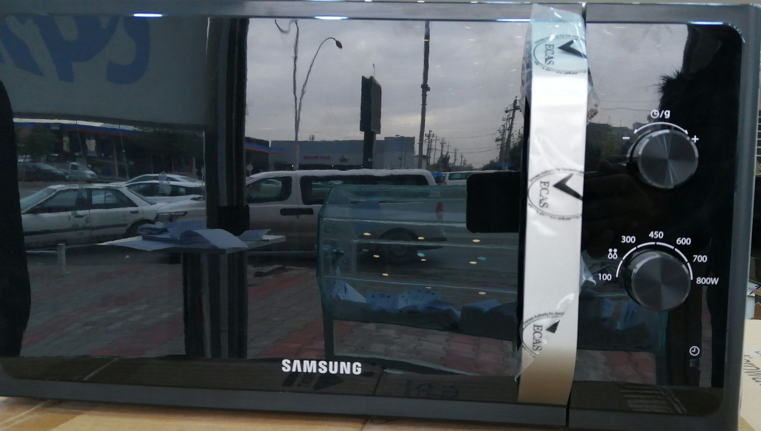 مایکڕۆ وەیڤی مارکەی سامسۆنگ ٢٣لیتر ڕەش MS23F300EEK 