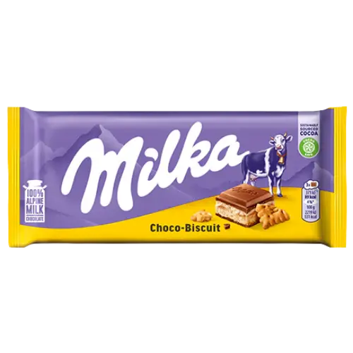 Milka Choco Biscuits Chocolate Bar