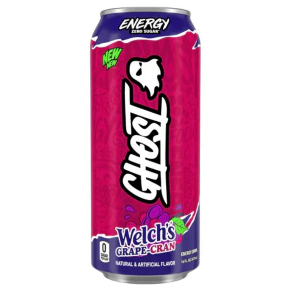 Ghost Welch Grape Cranberry 16oz USA