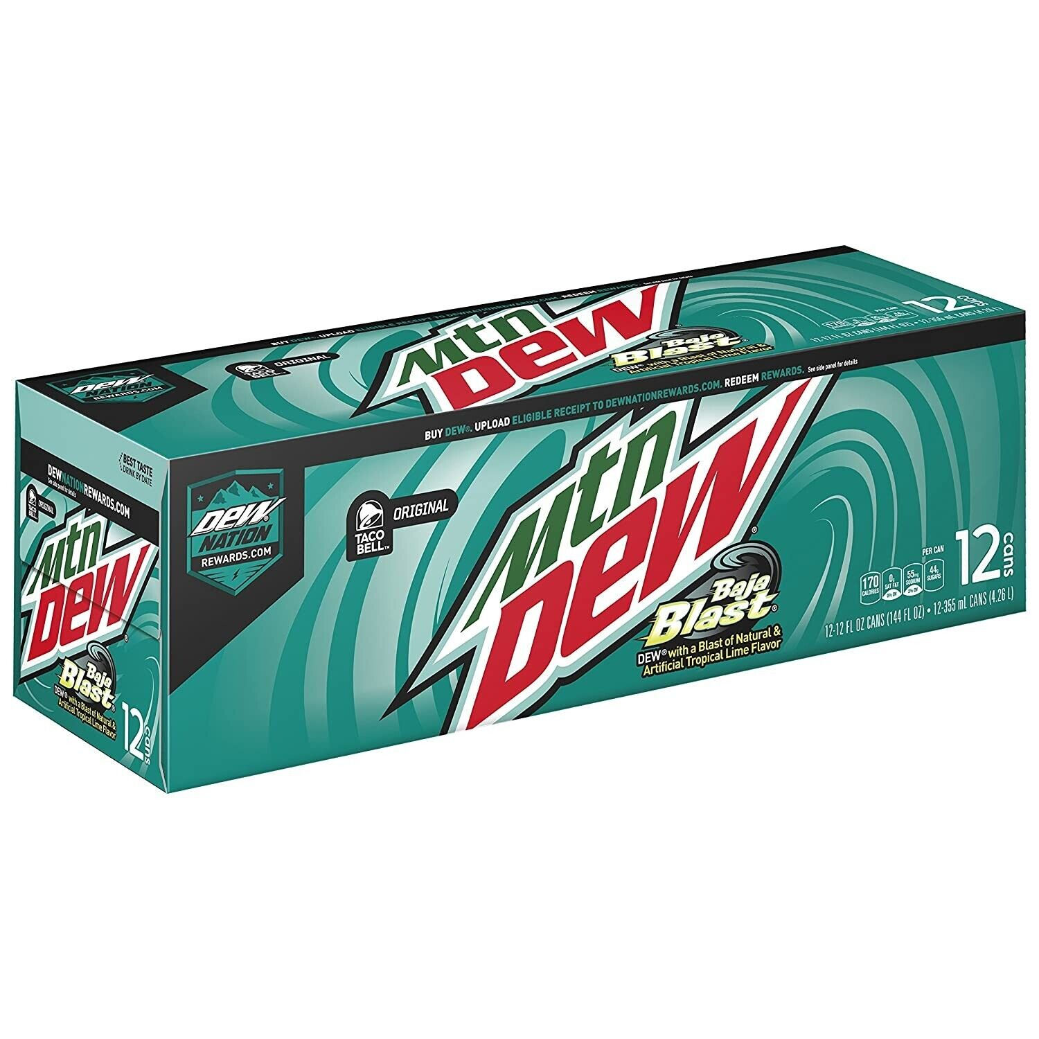 Mountain Dew Baja Blast12 oz