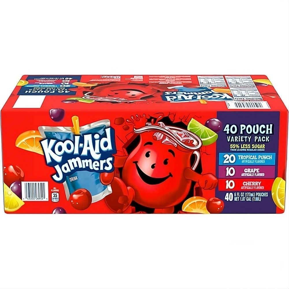 KOOL AID JAMMERS VARIETY PACK 6OZ/ 40PCS