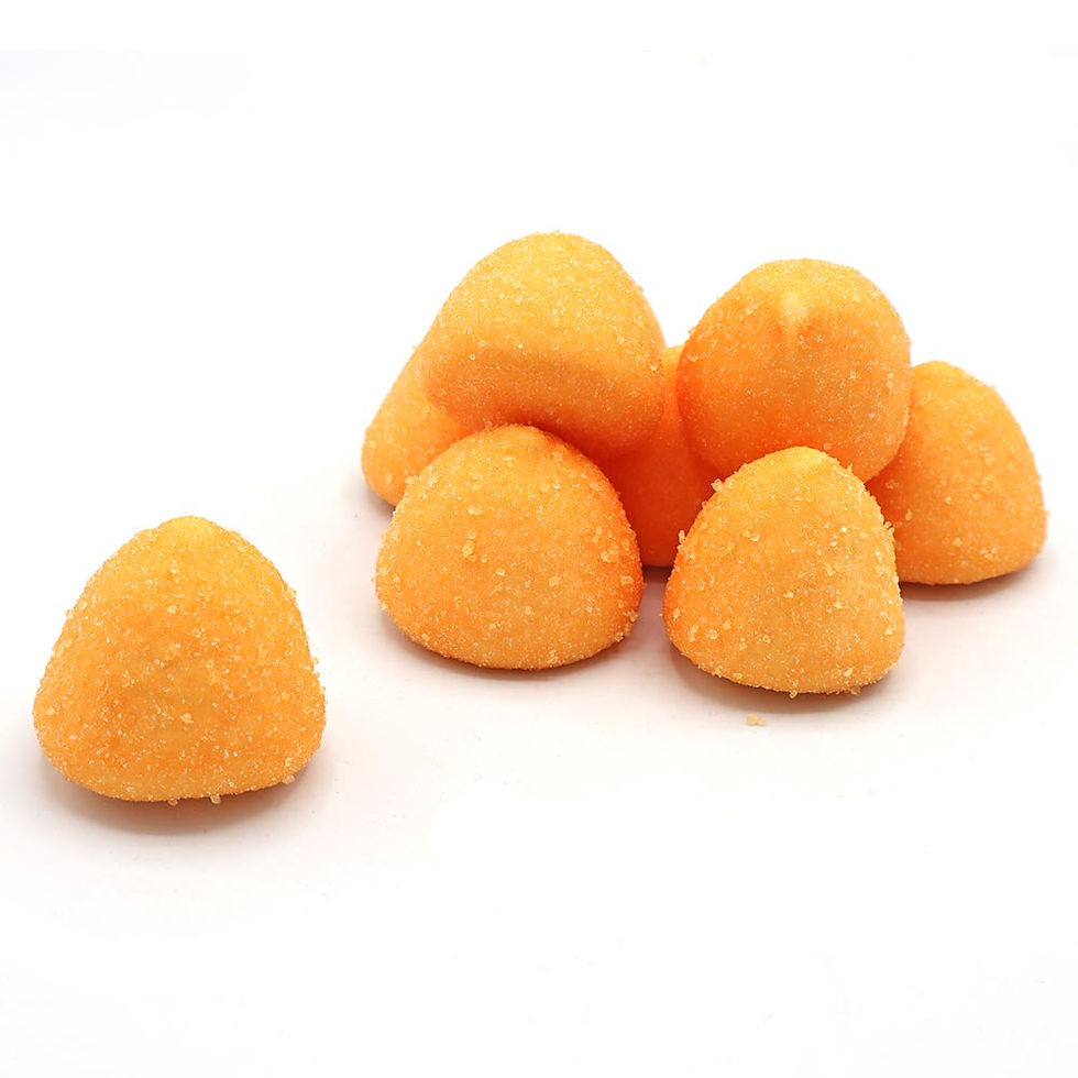Orange ScrunchEms squish balls