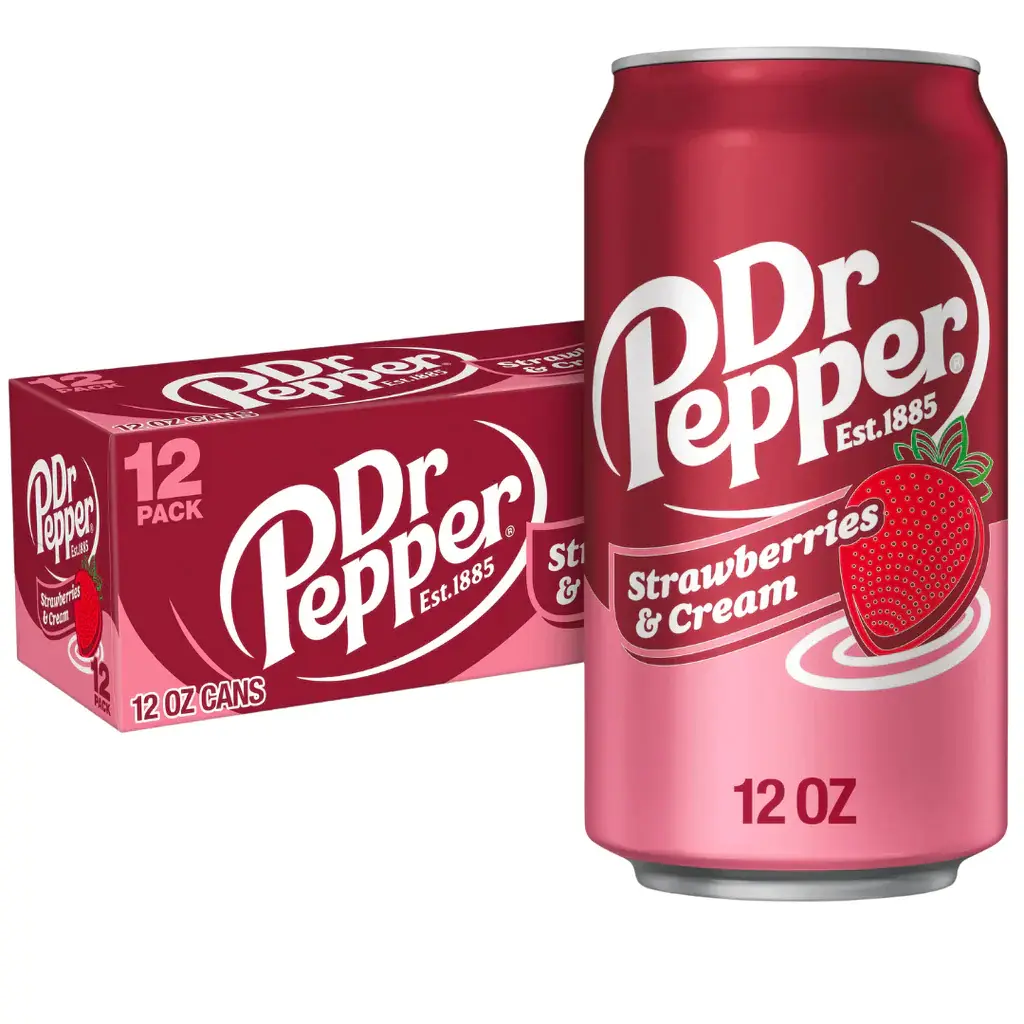 Dr Pepper Strawberries & Cream Soda