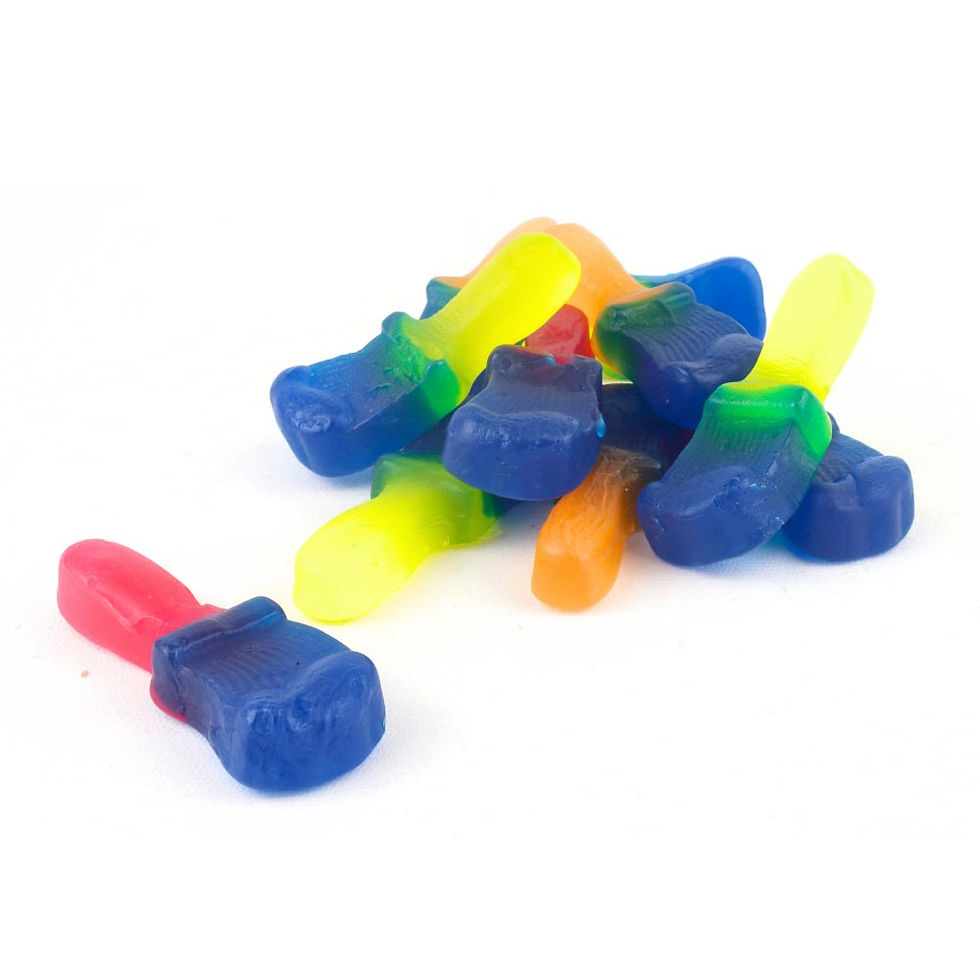 Pile of assorted colorful squeeze strobes