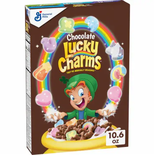 General Mills Lucky Charms Chocolatey Chocolate Cereal 10.6oz (Canadian)