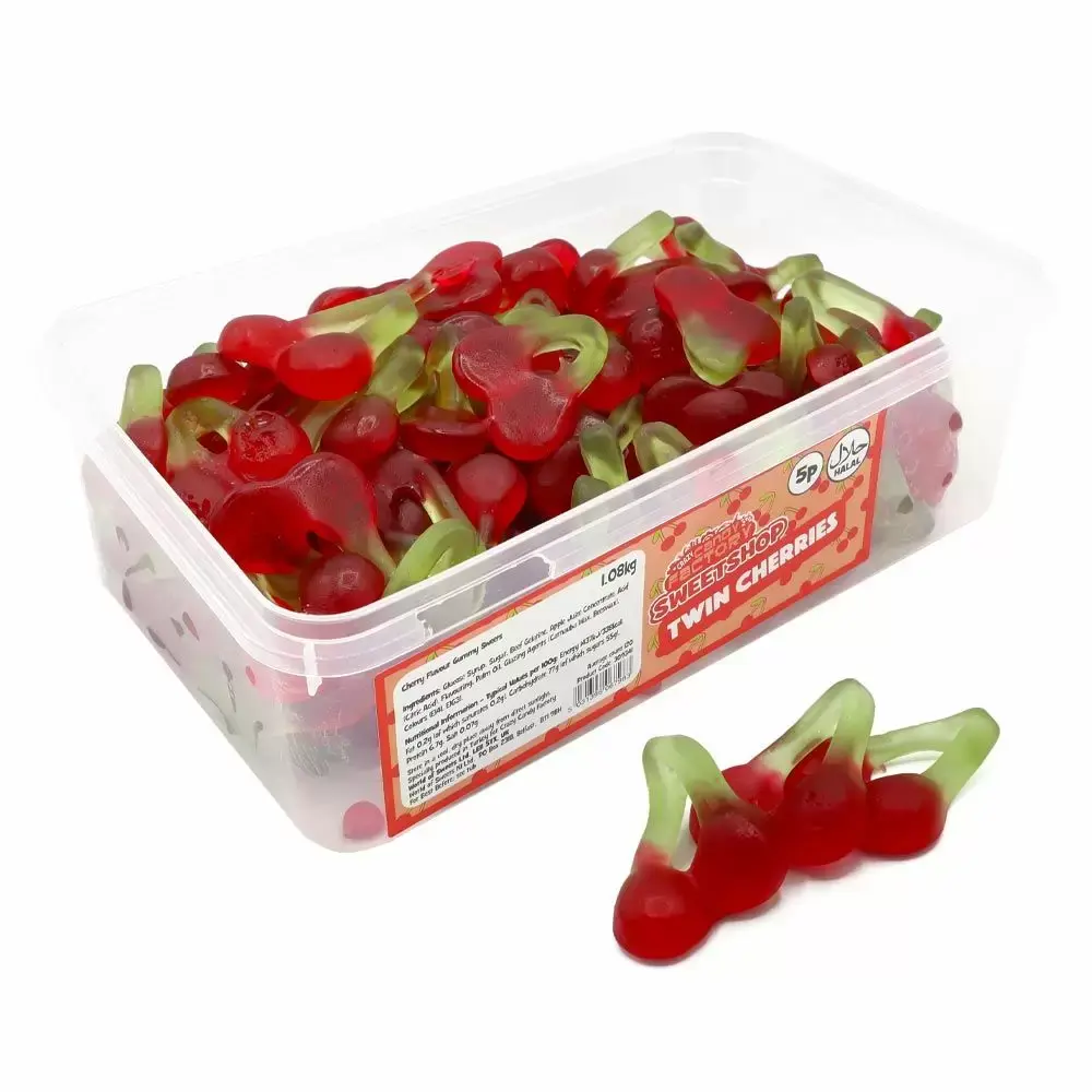 Crazy Candy Factory Sweetshop Twin Cherries