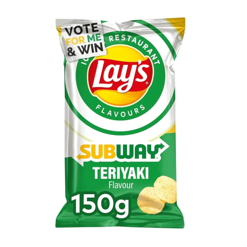 Lays Subway Teriyaki Crisps