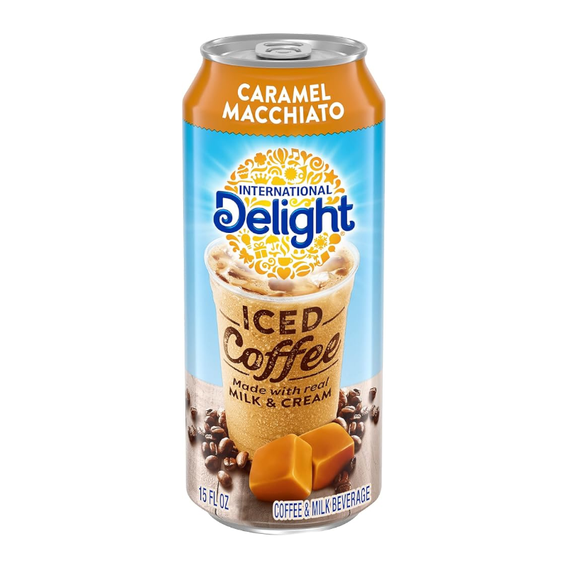 Delight Caramel Macchiato Iced Coffee Can 15oz