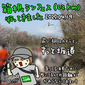 箱根ランフェス完走(完歩)