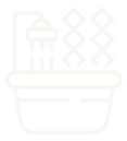 Icon representing bathroom renovation and upgrades