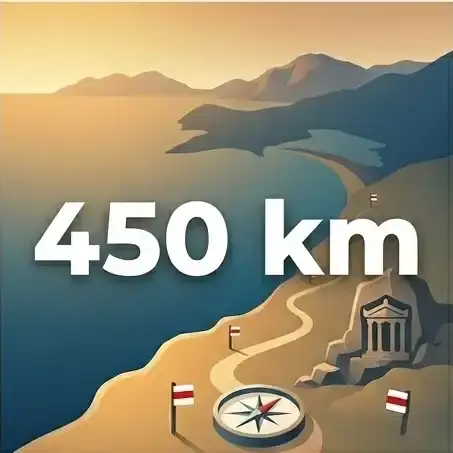 lýkijská stezka 450 km