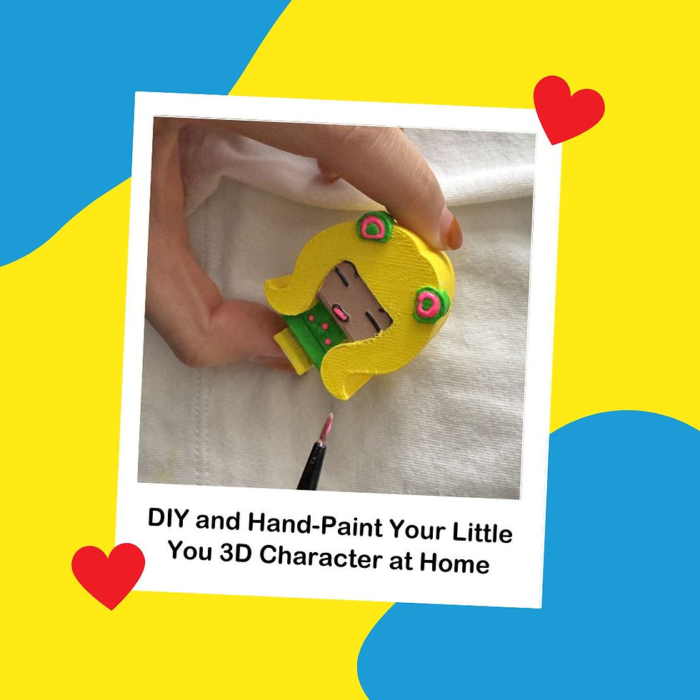 DIY and Hand-Paint Your Little You 3D Character at Home
