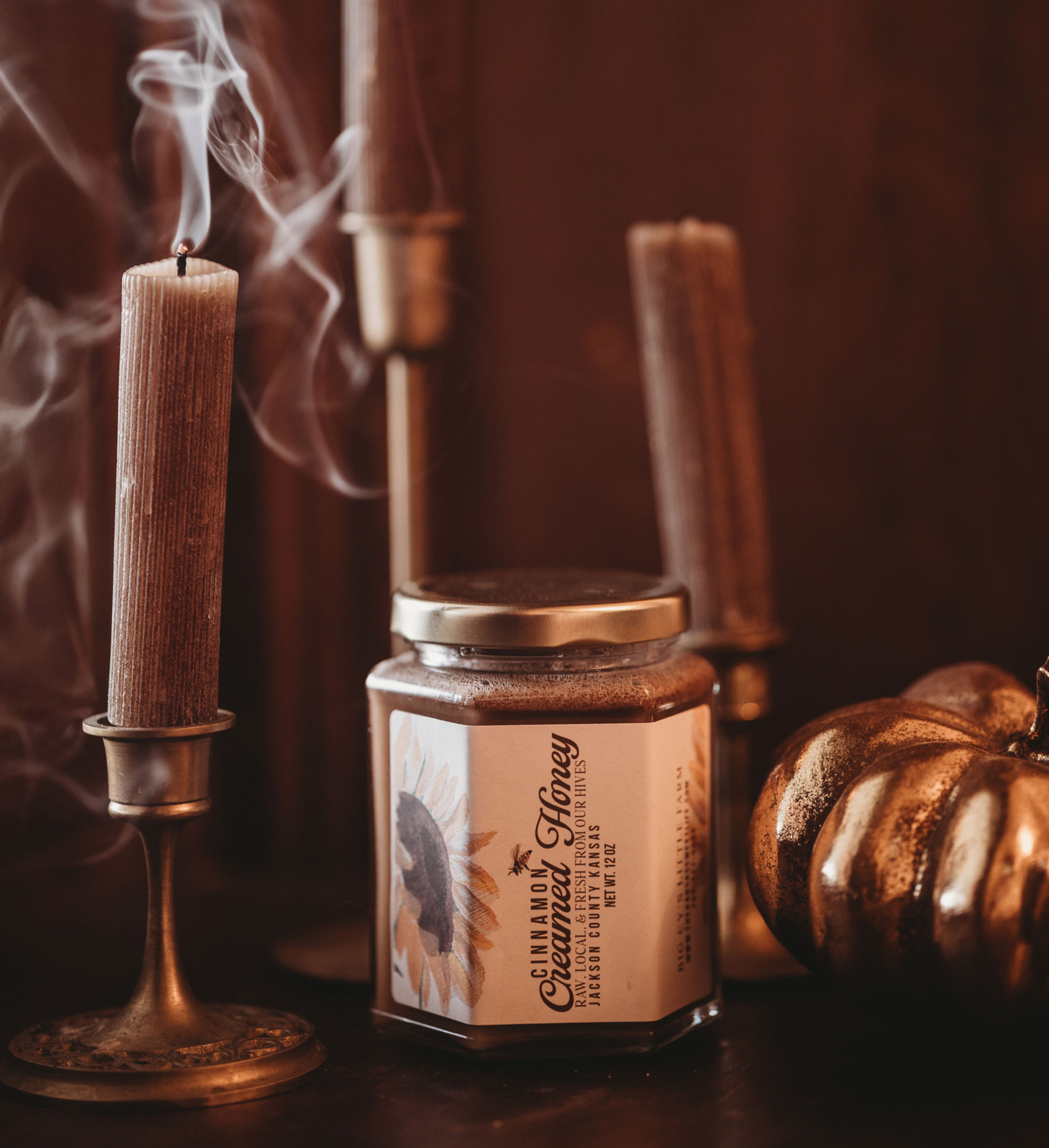 12 oz Cinnamon Creamed Honey