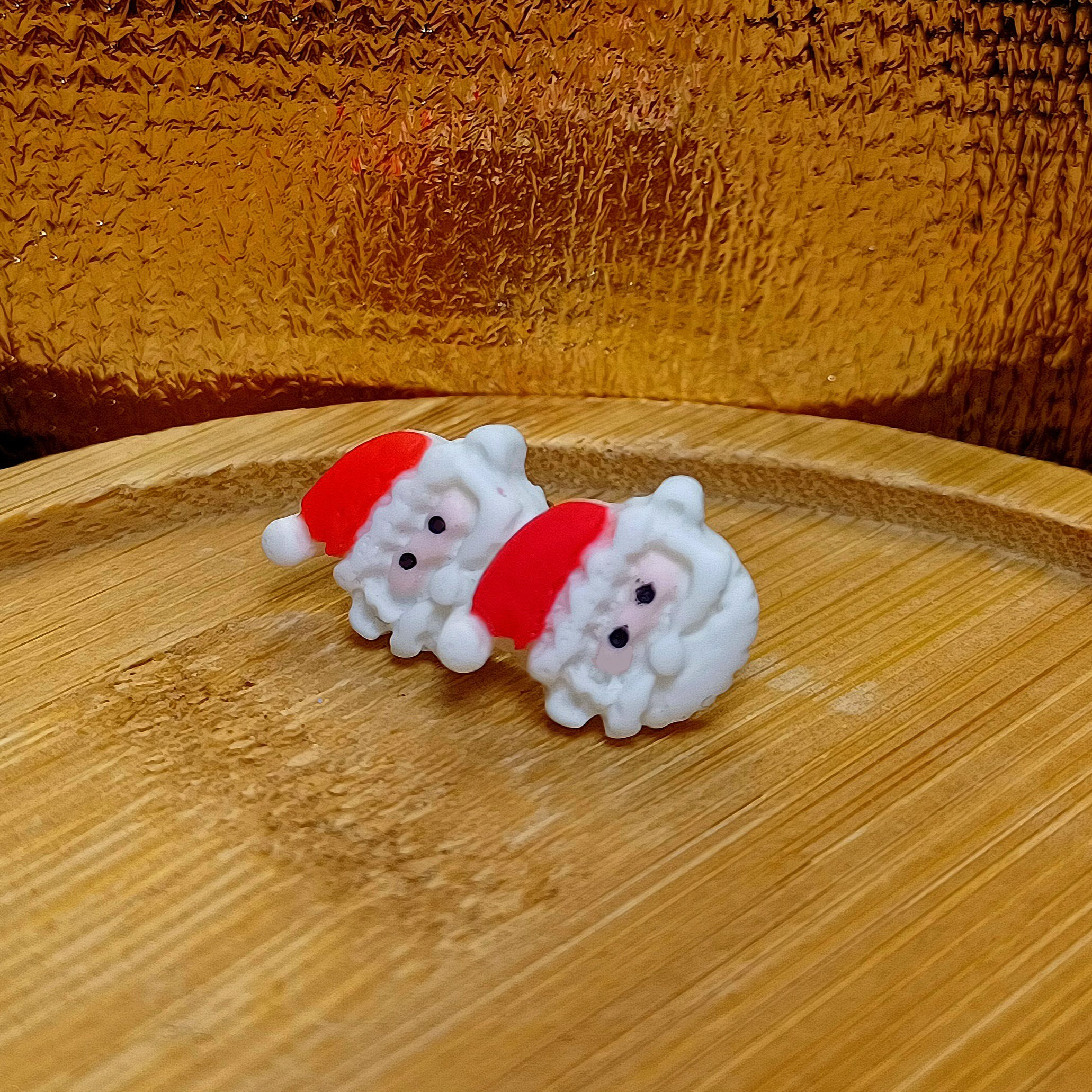 Santa Post Earrings (b)
