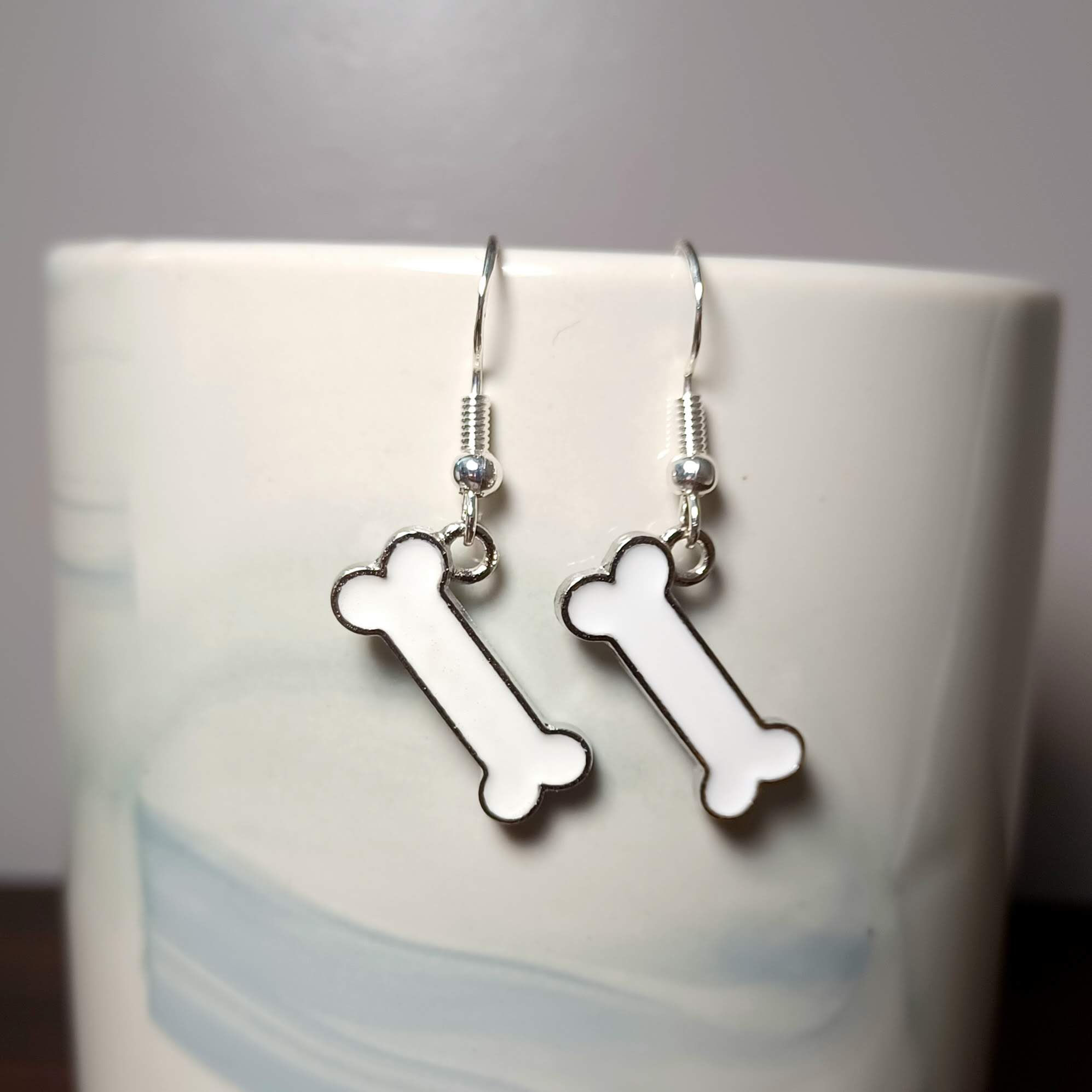 Dog Bone Earrings