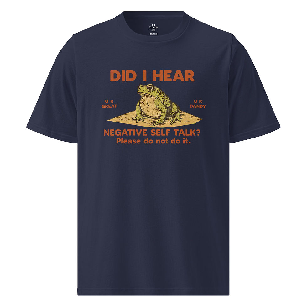 Thumbnail: Did I Hear Negative Self Talk? Under ArmourⓇ athletic t-shirt