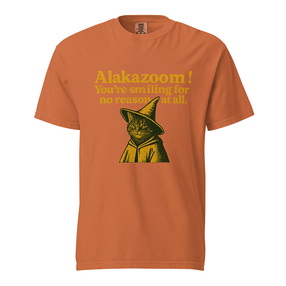 Thumbnail: Alakazoom Unisex garment-dyed heavyweight t-shirt