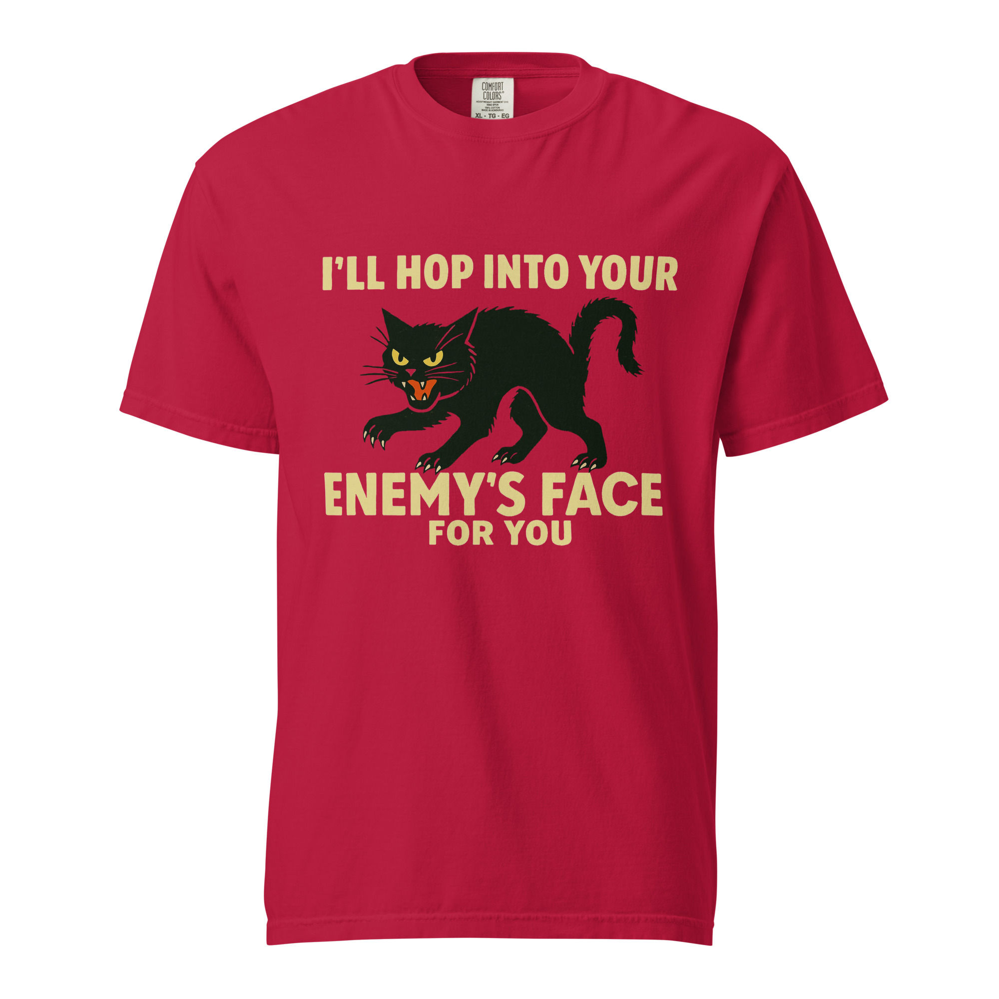I'll Hop In Your Enemy's Face Unisex garment-dyed heavyweight t-shirt