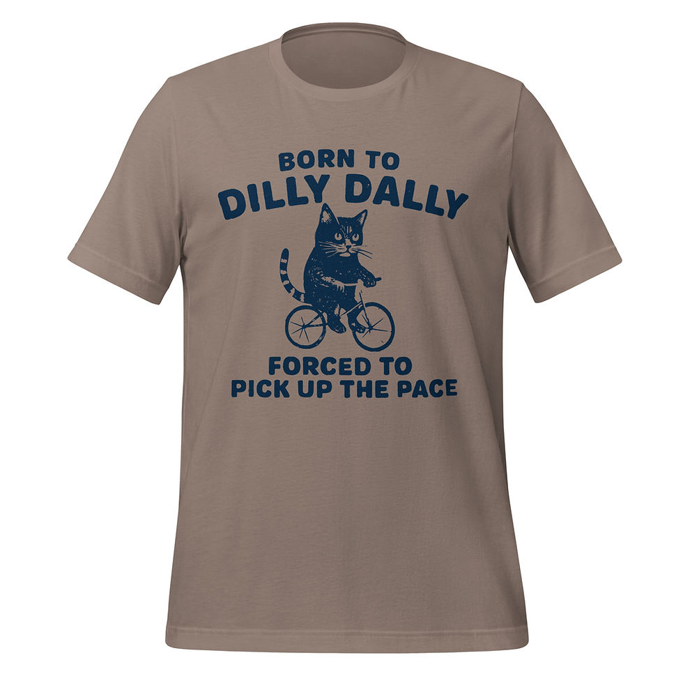 Thumbnail: Born To Dilly Dally Unisex t-shirt