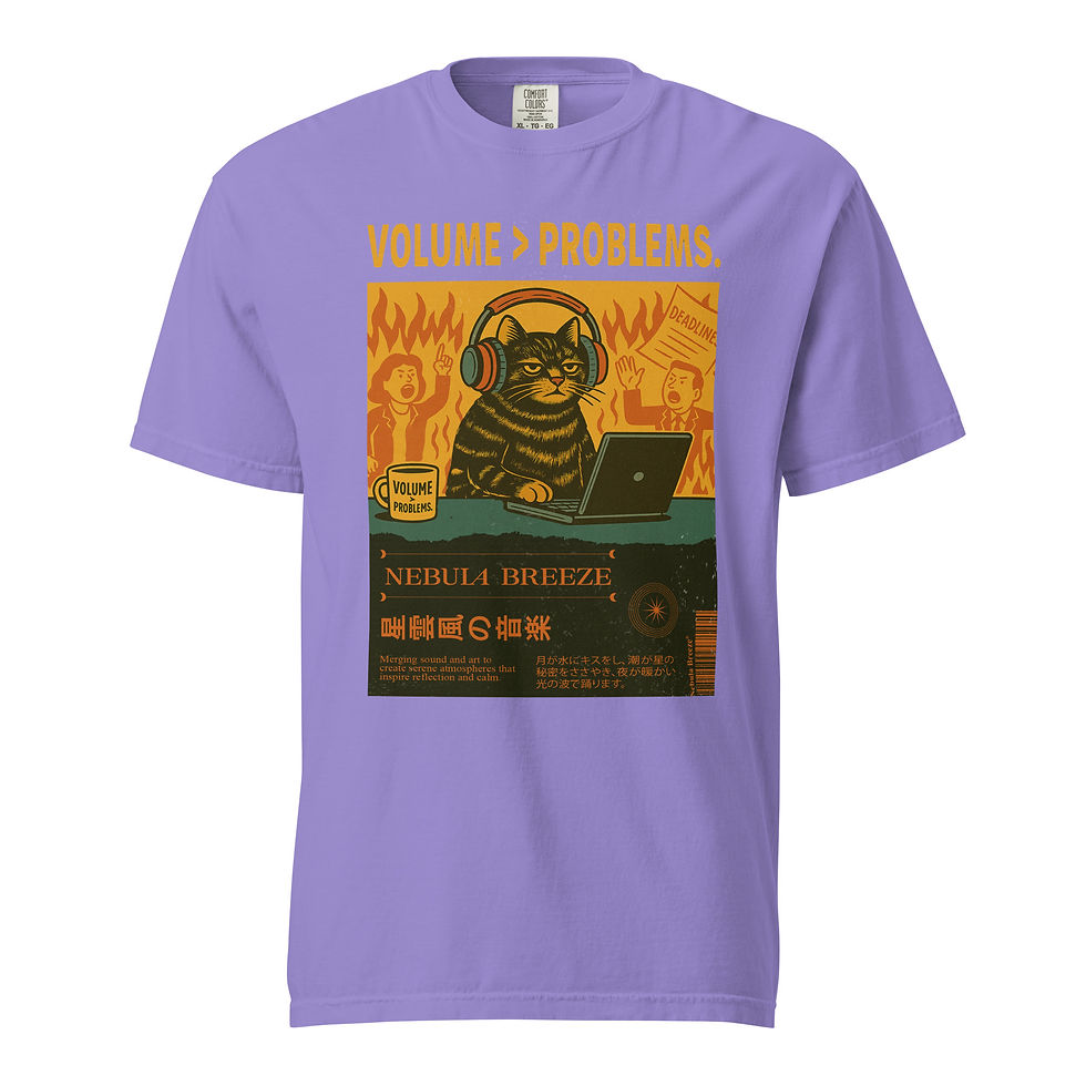 Thumbnail: Volume > Problems Unisex garment-dyed heavyweight t-shirt