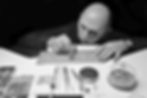 Dan Royter working on polishing of screws