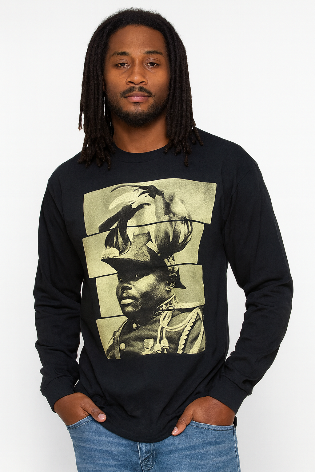 Marcus Garvey Tribute Long-Sleeve T-Shirt