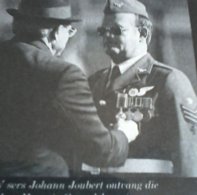 Flight Sergeant Johann Joubert HC - South African Air Force