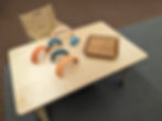 We particularly love weaning chairs, like the one seen here. This table/chair set is available to borrow from our library and is called "Weaning Chair and Table Set."