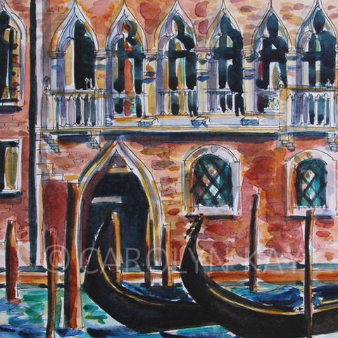 Gondolas in Venice