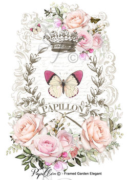 Papillon Rub-On Transfers