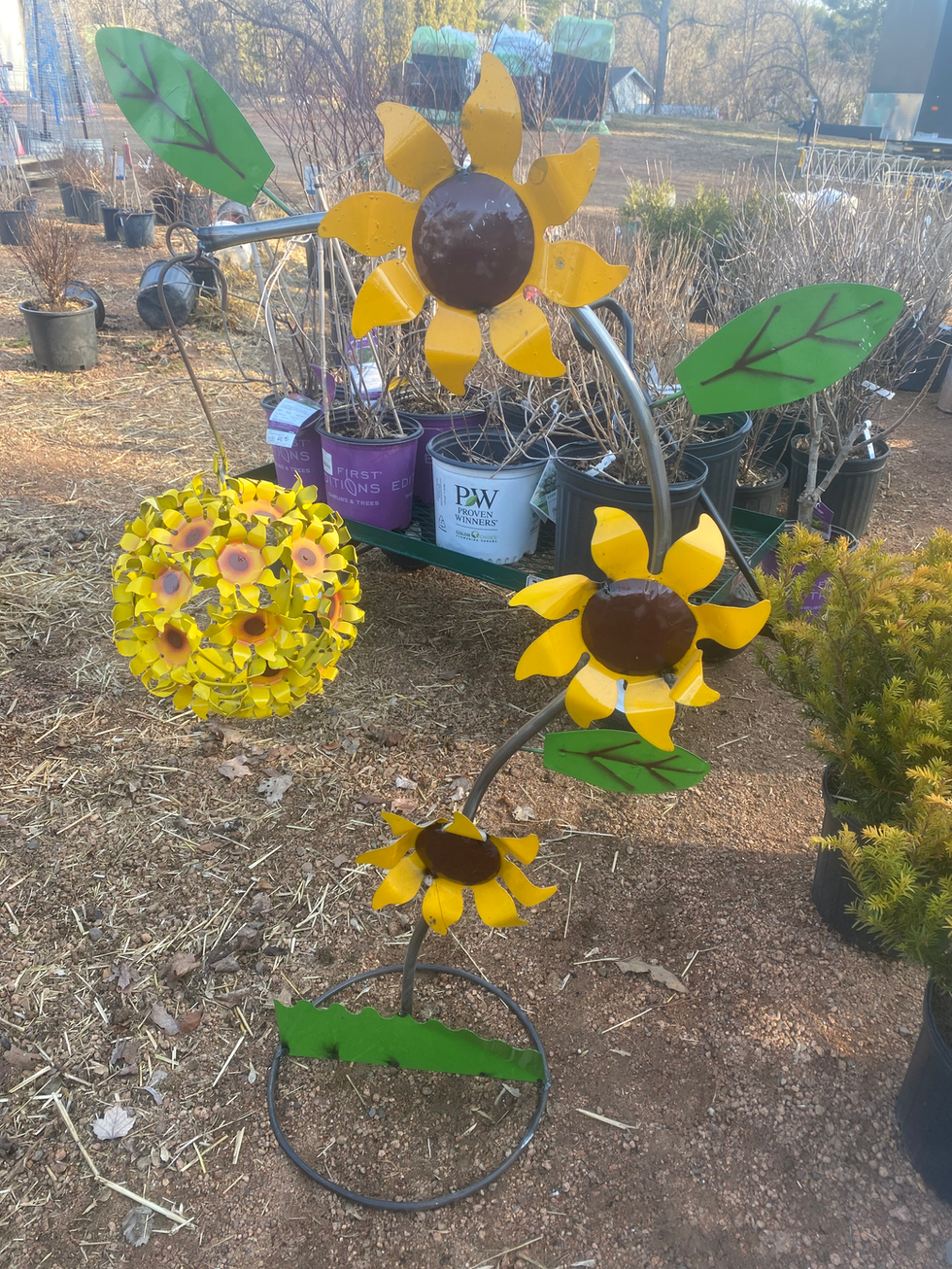 Sunflower Hanging Iron Art