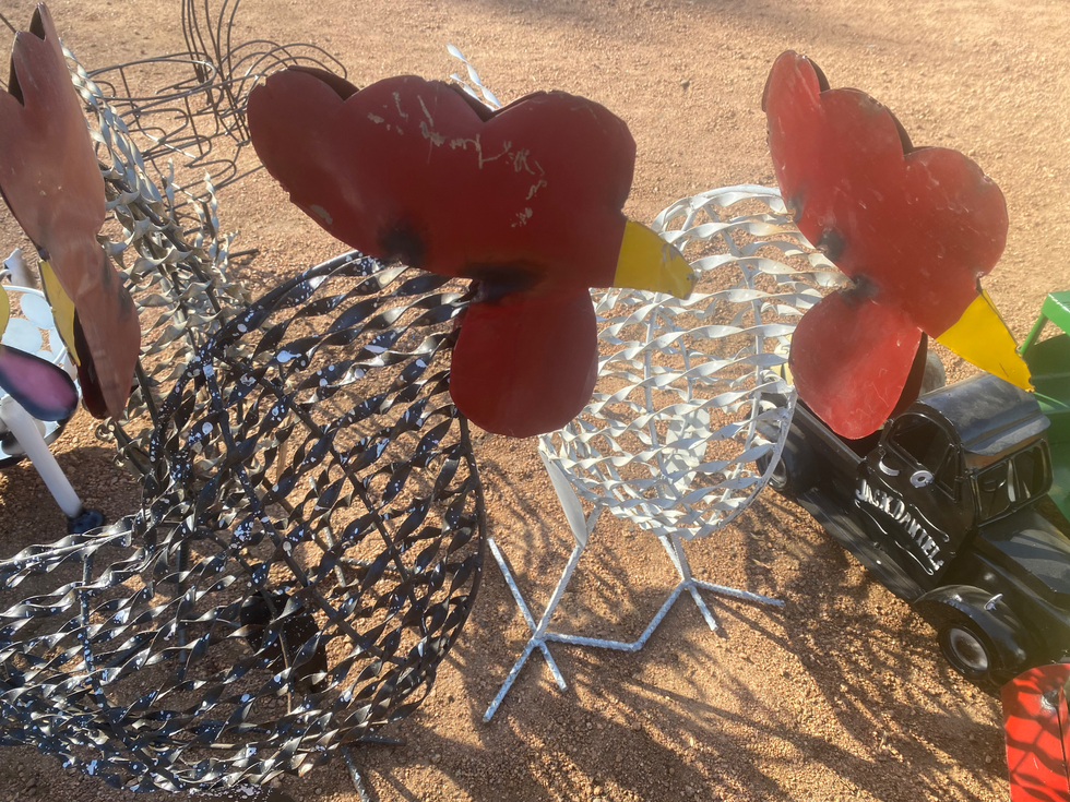 Rooster Iron Art