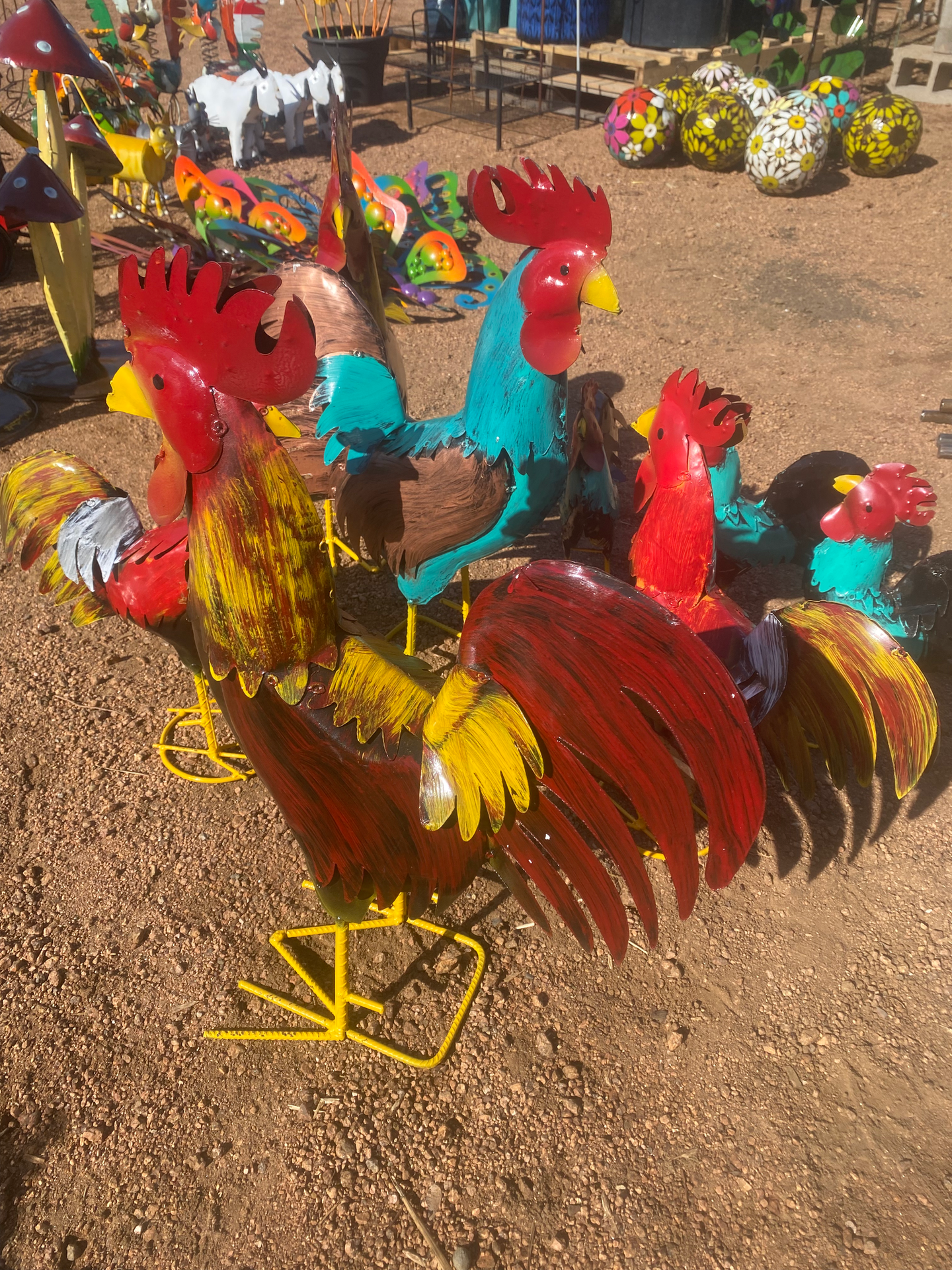 Chicken Iron Art
